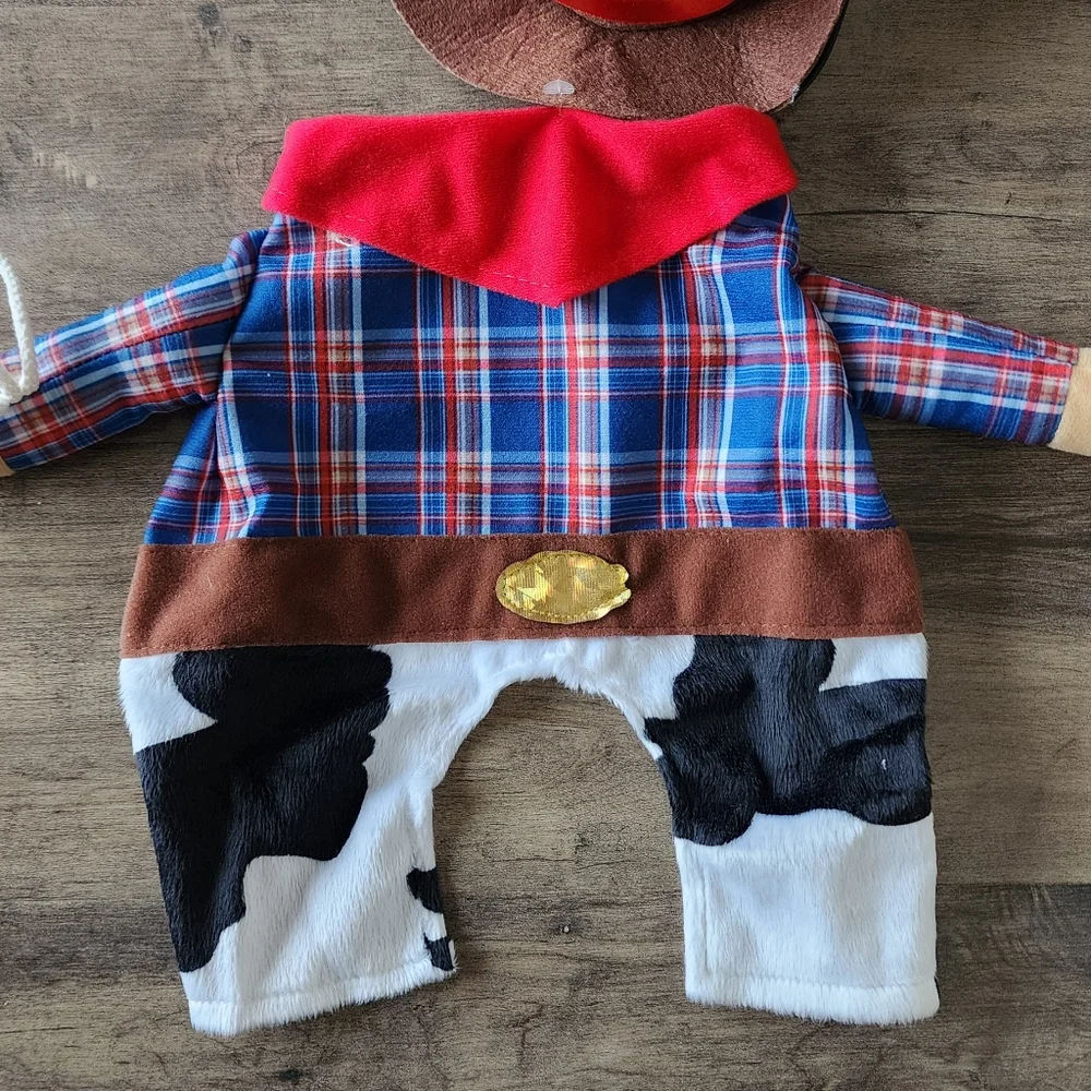 Cowboy Dog Cat Front Walking Halloween Costume Medium NWT Frisco